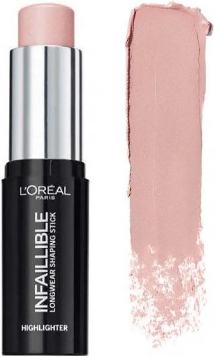 L'Oréal Paris Infaillible Shaping Stick Highlighter 503 Slay in Rose - 9g
