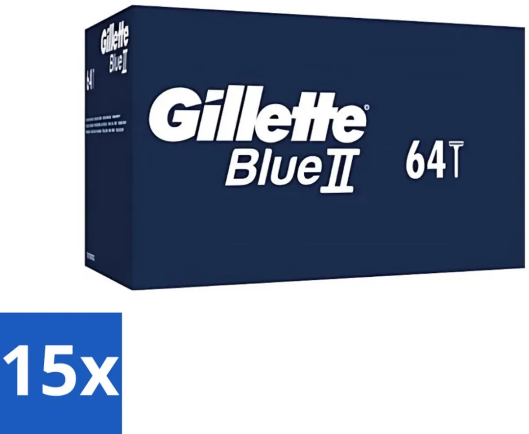 Gillette Blue II Wegwerpscheermesjes 64 Stuks