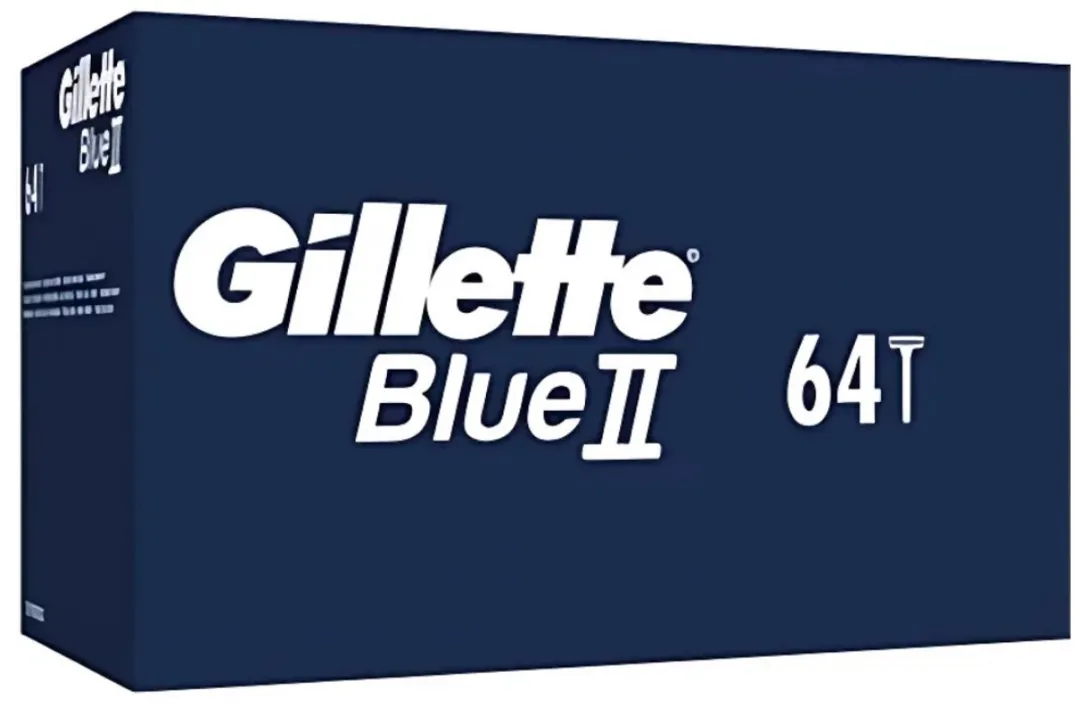 Gillette Blue II Wegwerpscheermesjes 64 Stuks