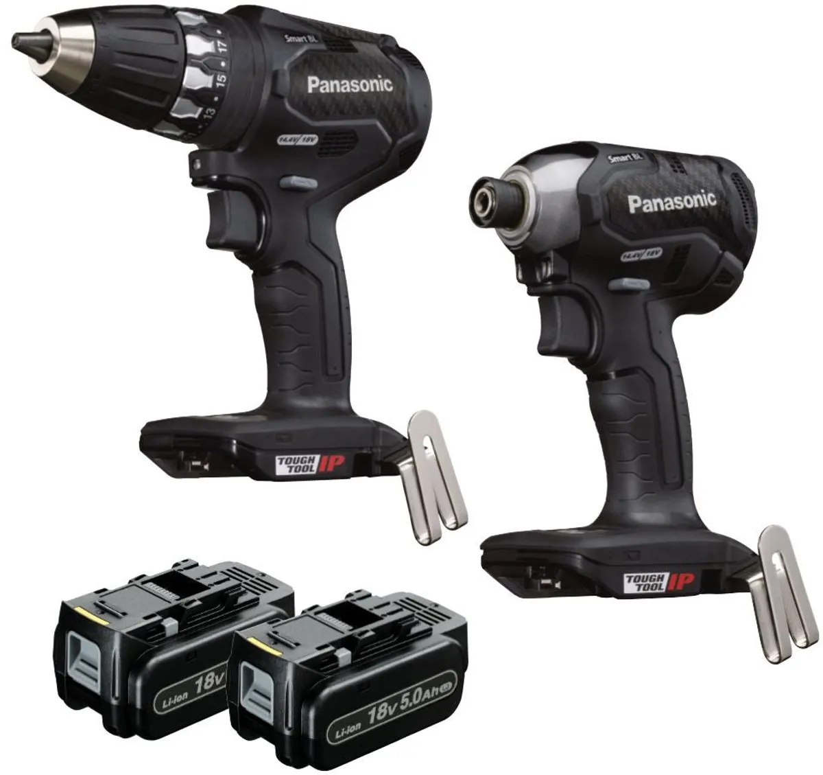 Panasonic EYC231LJ2G Accu Combiset 14,4/18V 5.0Ah - Boormachine & Slagschroevendraaier - 2 Accu's