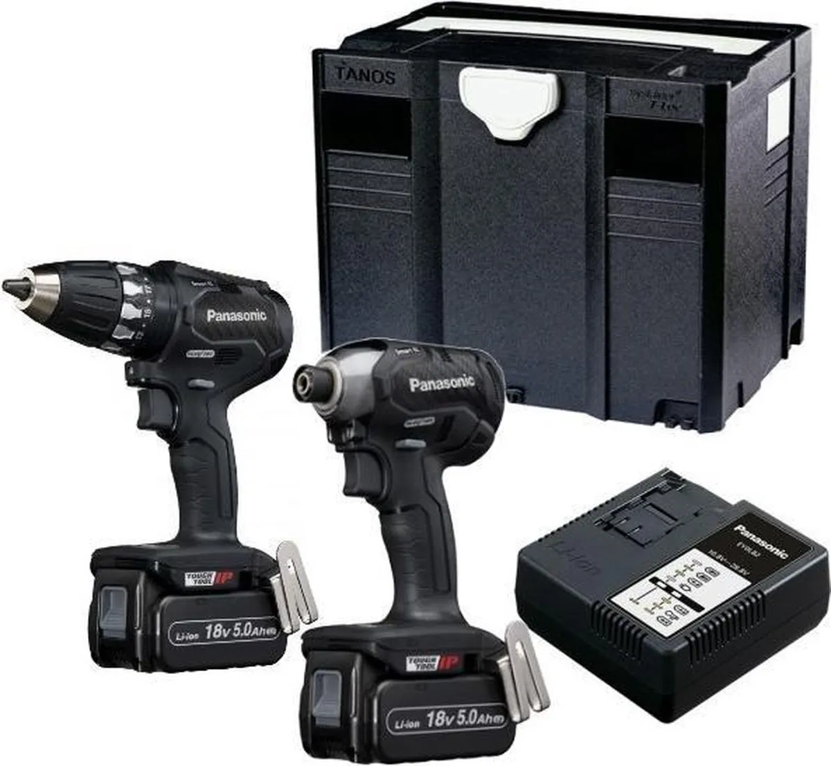 Panasonic EYC231LJ2G Accu Combiset 14,4/18V 5.0Ah - Boormachine & Slagschroevendraaier - 2 Accu's