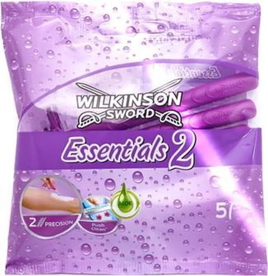 Wilkinson Sword - Essentials 2 ( 5ks ) - Jednorázová dámská holítka - - Voordeelverpakking 18 stuks