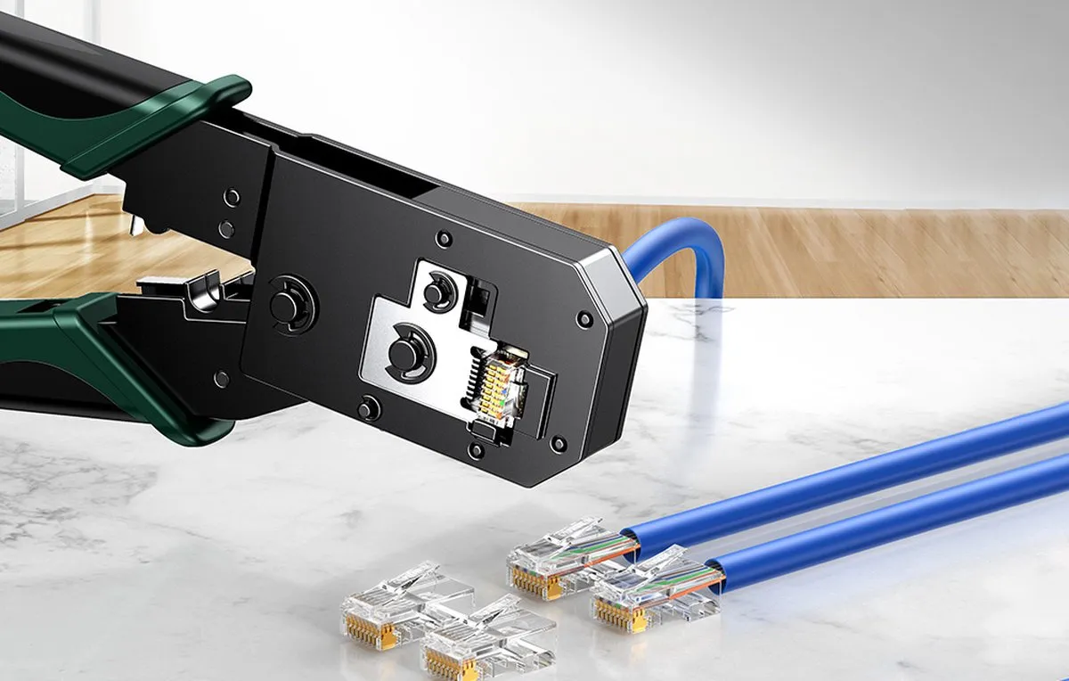 UGREEN NW136 Ethernet Krimptang - Zwart-Groen