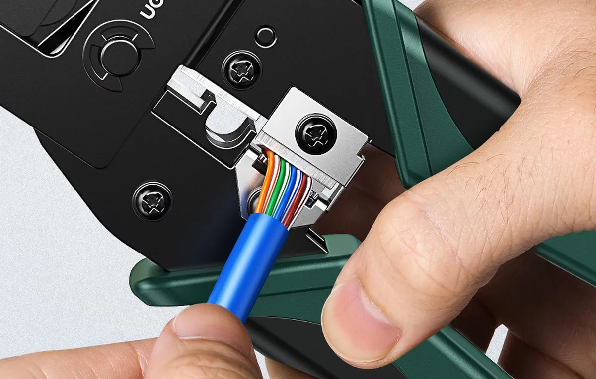 UGREEN NW136 Ethernet Krimptang - Zwart-Groen