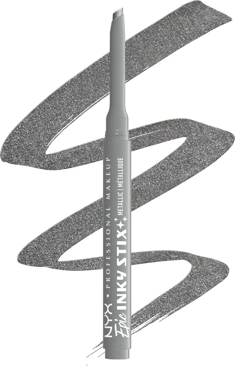 NYX Professional Makeup Epic Inky Stix Eyeliner Silver Shock - 0.1g
