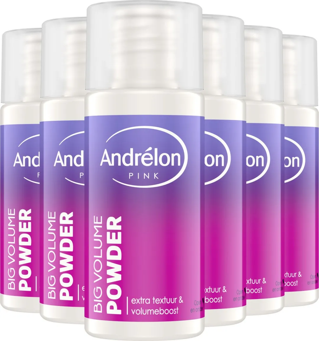 Andrélon Pink Powder Textuurpoeder 42g - 6x7g