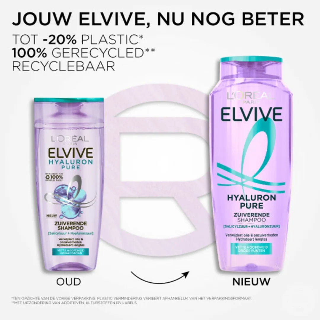 L'Oréal Paris Elvive Hyaluron Shampoo 250ml - 3 Stuks