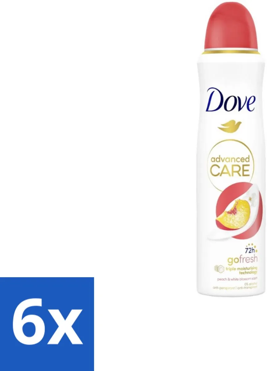 Dove Deodorant Spray Perzik 150ml