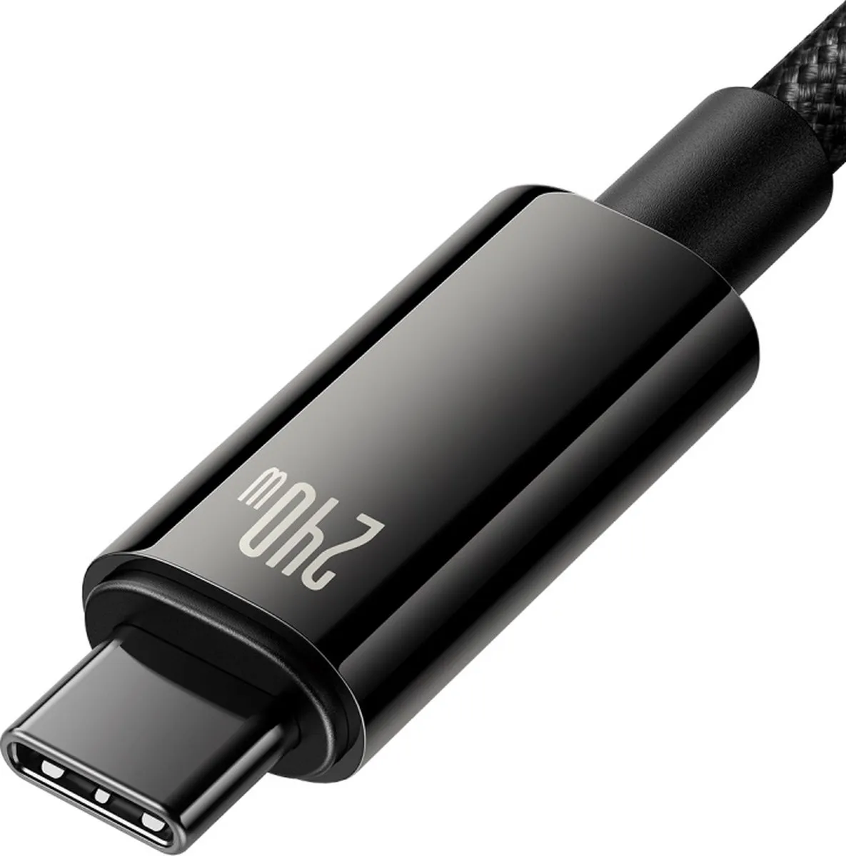 Baseus CAWJ040201 USB-kabel 1m USB-A naar USB-C - Zwart