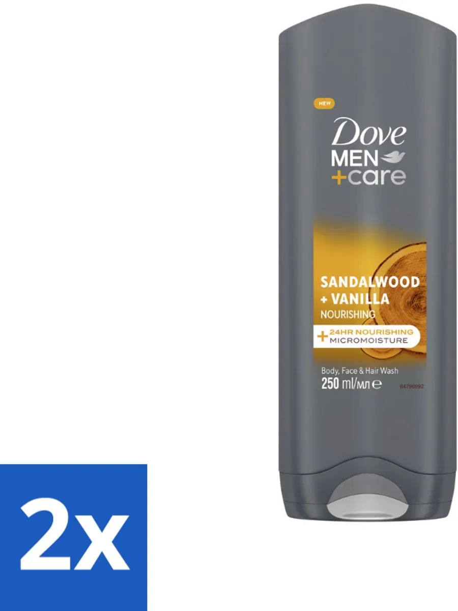 Dove Men+Care Douchegel Sandalwood & Vanilla 500ml