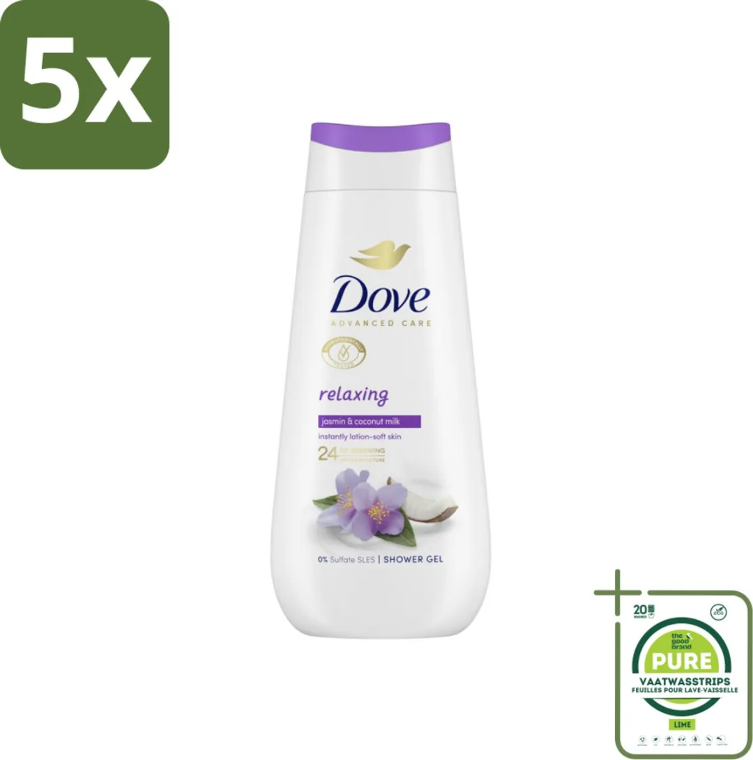Dove Douchecrème Relaxing Kokos & Jasmijn 225ml