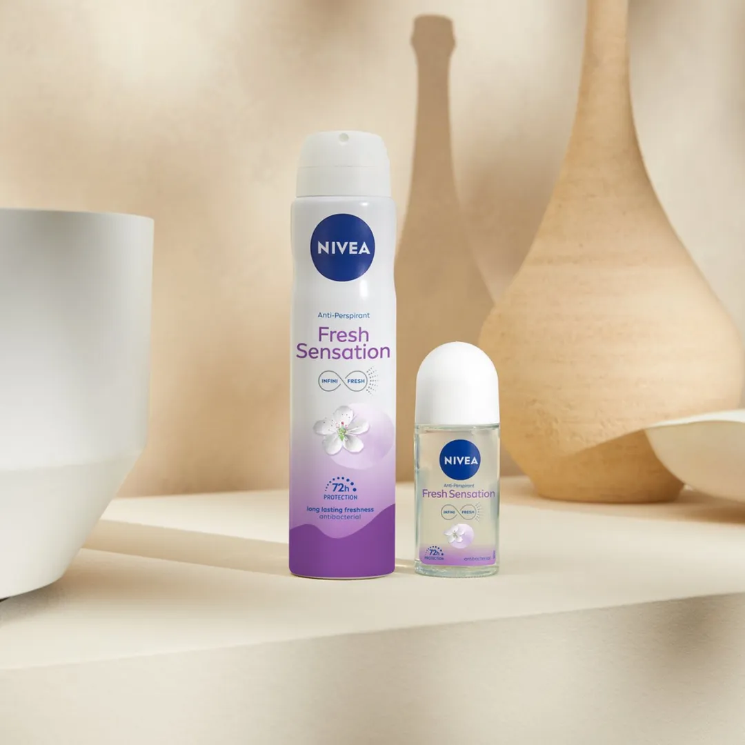 NIVEA Fresh Sensation Anti-transpirant Deo Roller 6x50ml - Alcoholvrij