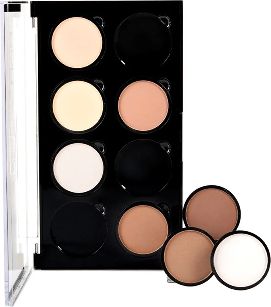NYX Highlight & Contour Pro Palette - 8 Kleuren - 216g - Multi