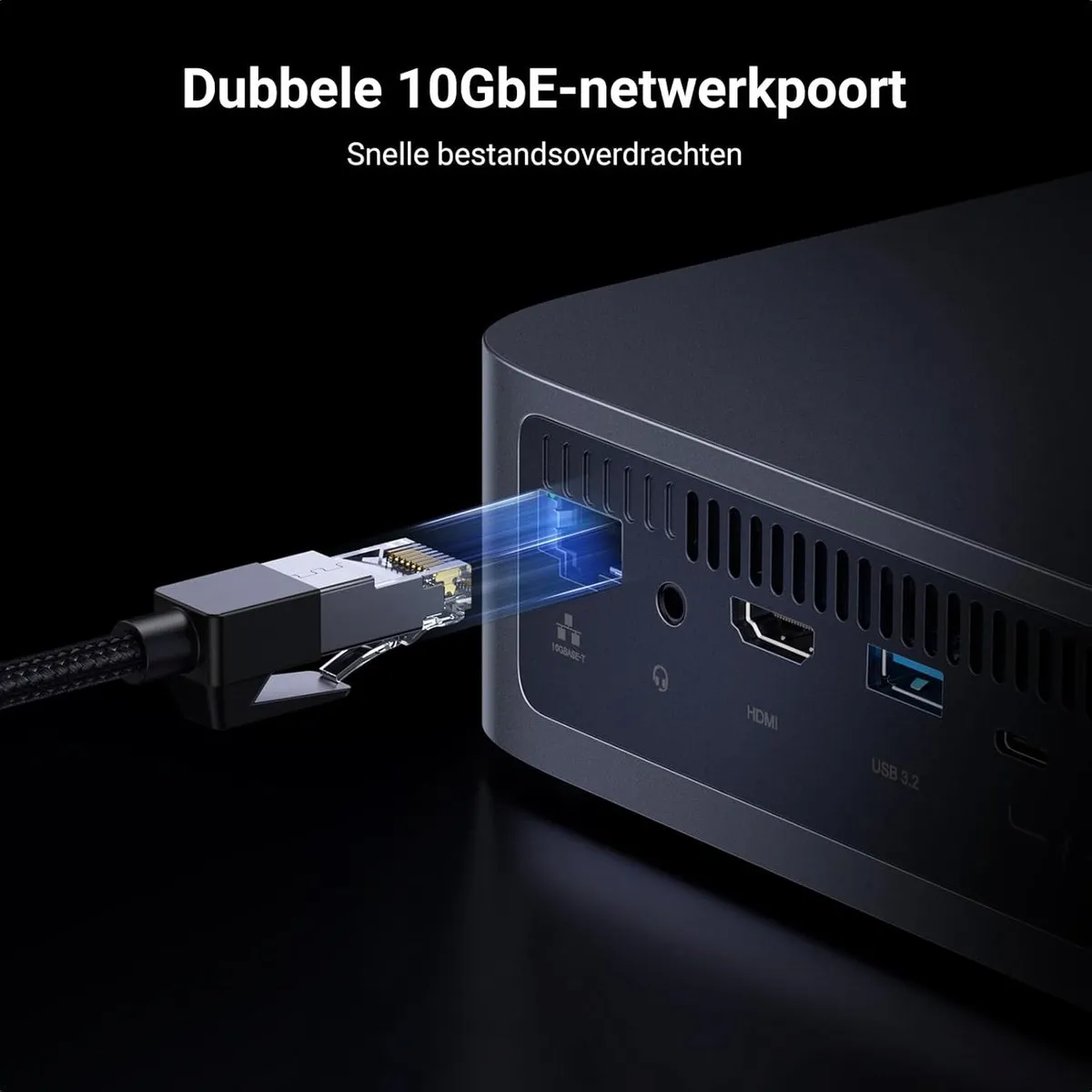 Ugreen NASync DXP480T Plus NAS - 4 Bay - 10-core i5 - 10GbE - Wi-Fi 6 - afbeelding 6 van 6
