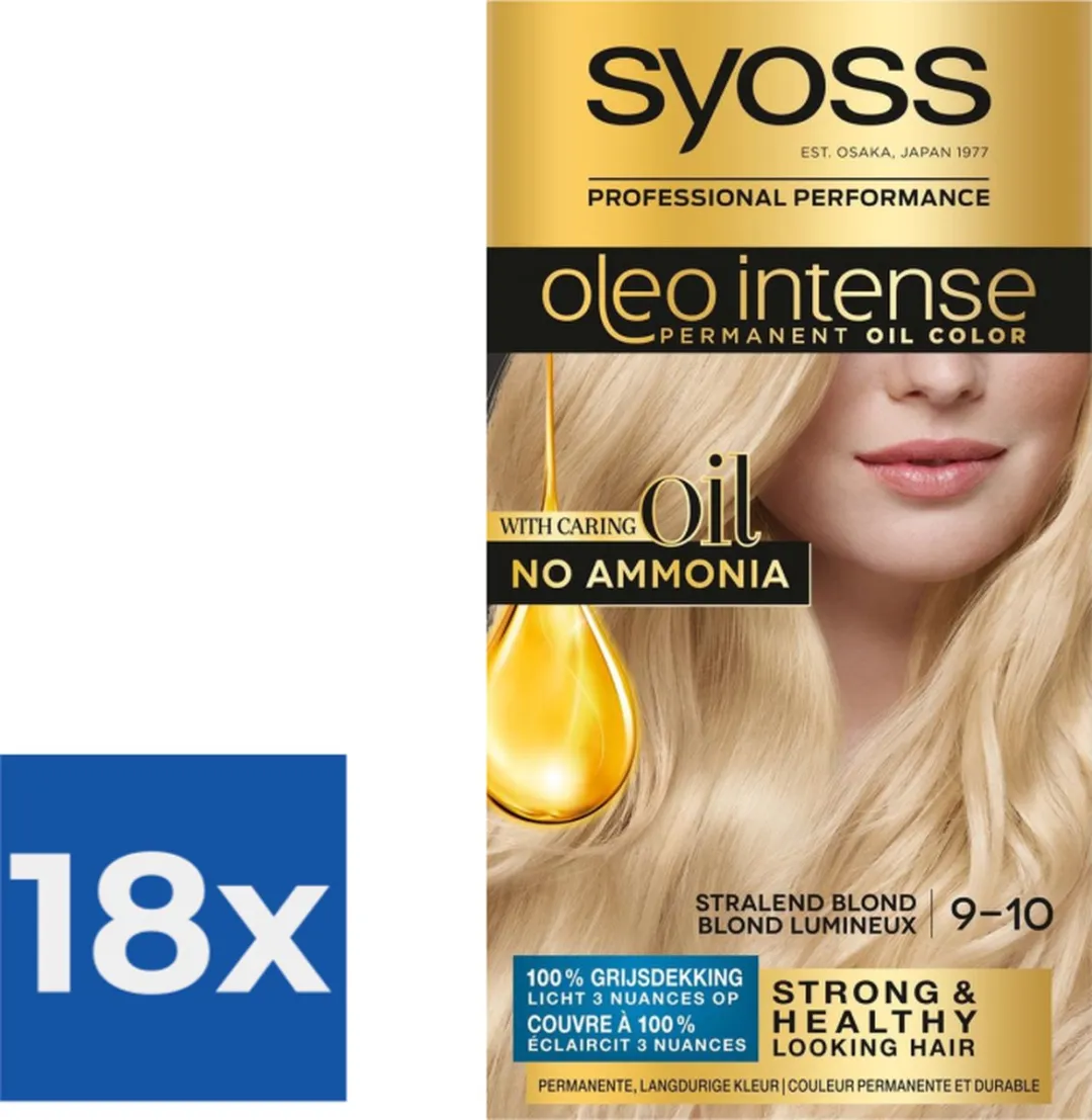 SYOSS Oleo Intense Haarverf 9-10 Stralend Blond