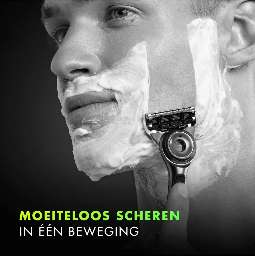 Gillette Labs Scheermes Heren 5-Blads - 3 Navullingen - Zilver