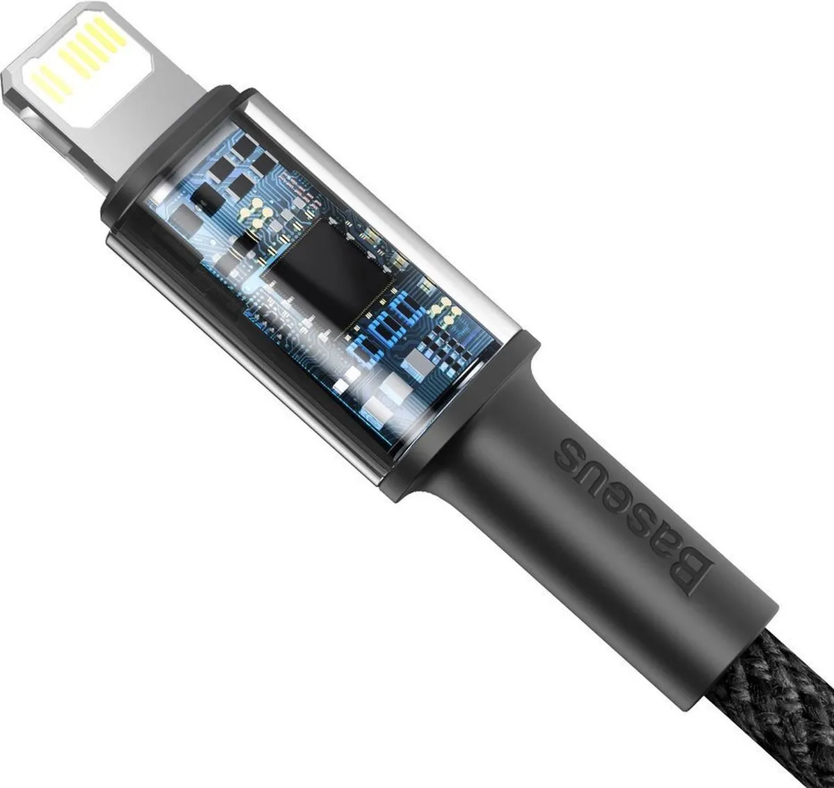 Baseus USB-C Lightning Kabel 20W Power Delivery - Zwart