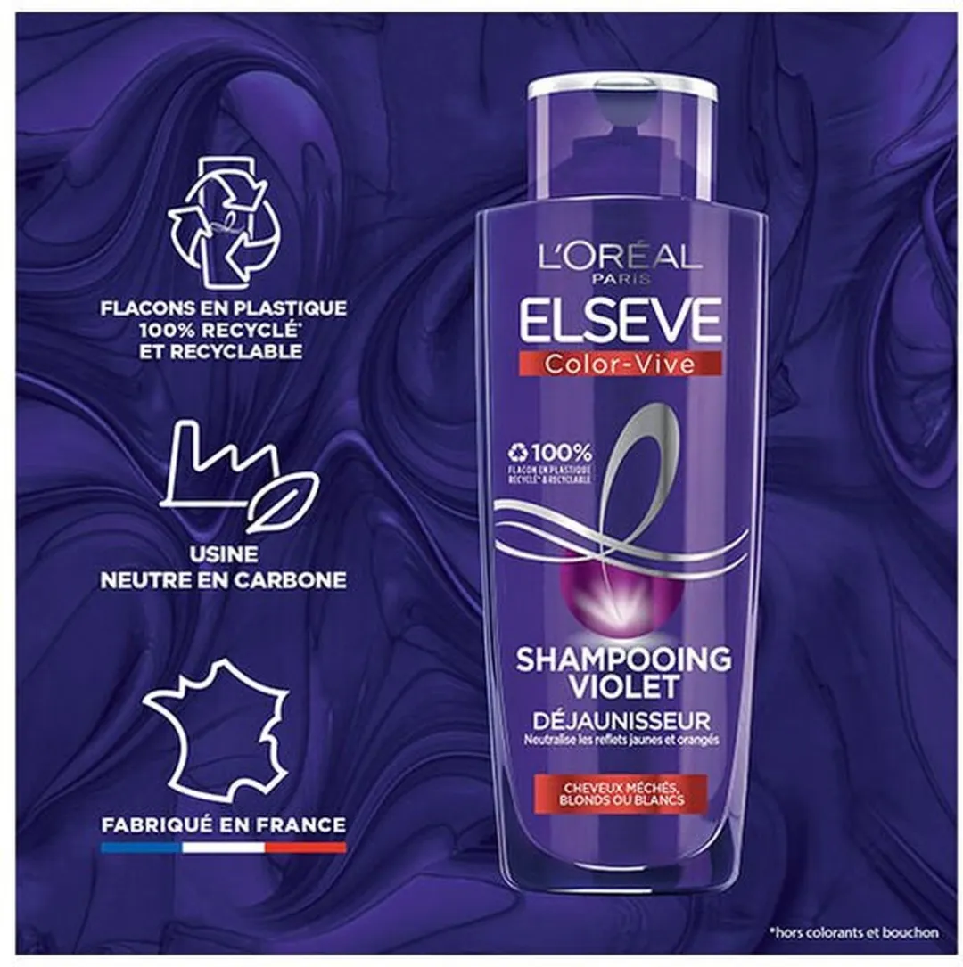 L'Oréal Paris Elvive Color-vive Violeta Shampoo 200ml - Vet haar