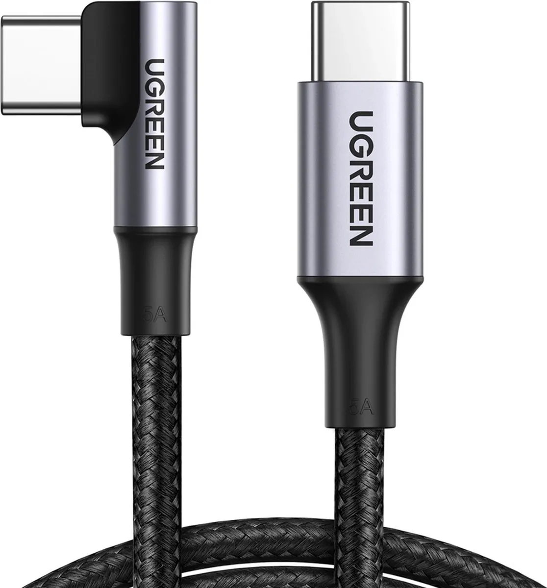 UGREEN US334 USB-C Haakse Kabel 2m