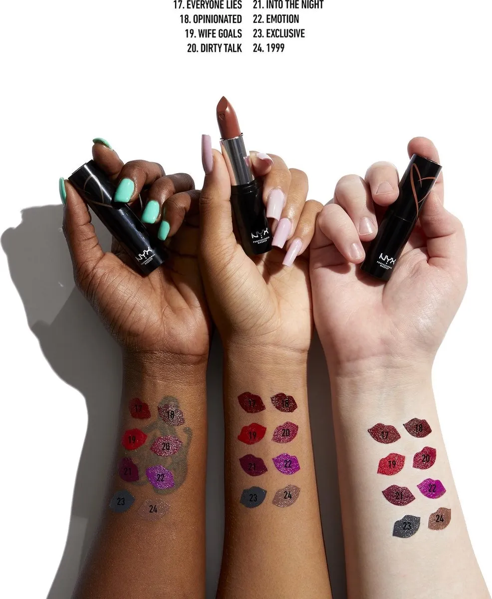 NYX Professional Makeup Shout Loud STN Lipstick Day Club - 35g