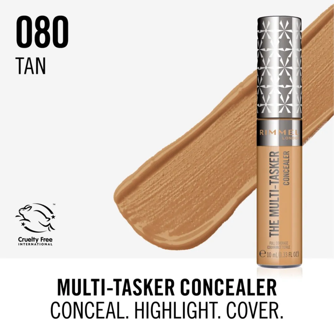 Rimmel London The Multi-Tasker Concealer 080 Tan - 10ml