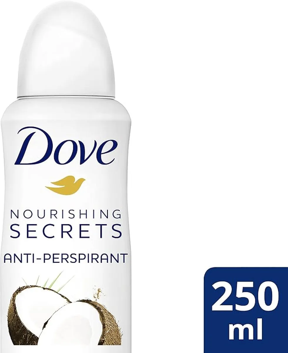 Dove Deo Spray Restoring Ritual Coconut & Jasmine - 4x250ml
