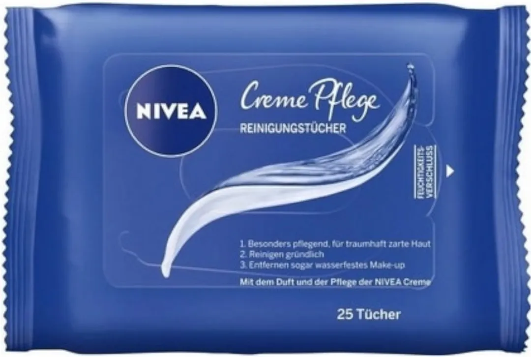 NIVEA Gezicht Reinigingsdoekjes Crème Care - 25 Stuks
