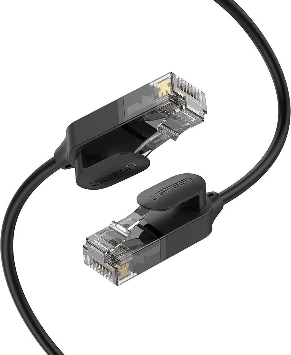 Ugreen Cat 6A Ethernet Patchkabel RJ45 - 2m - Zwart