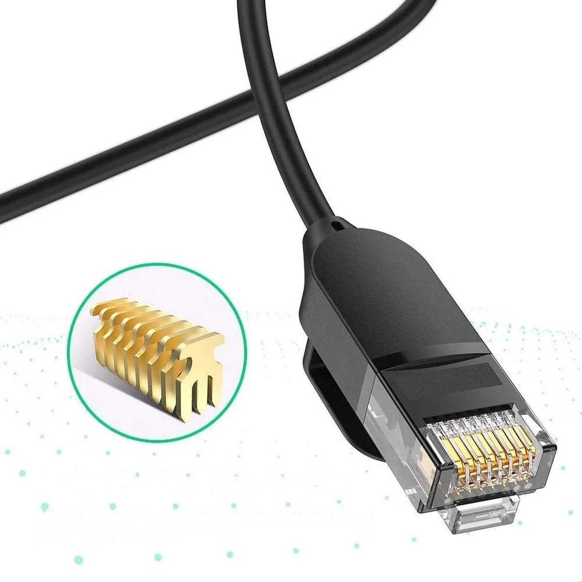 Ugreen Cat 6A Ethernet Patchkabel RJ45 - 2m - Zwart