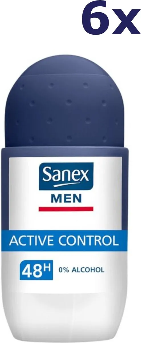 Sanex Deodorant 50ml - 6 Stuks