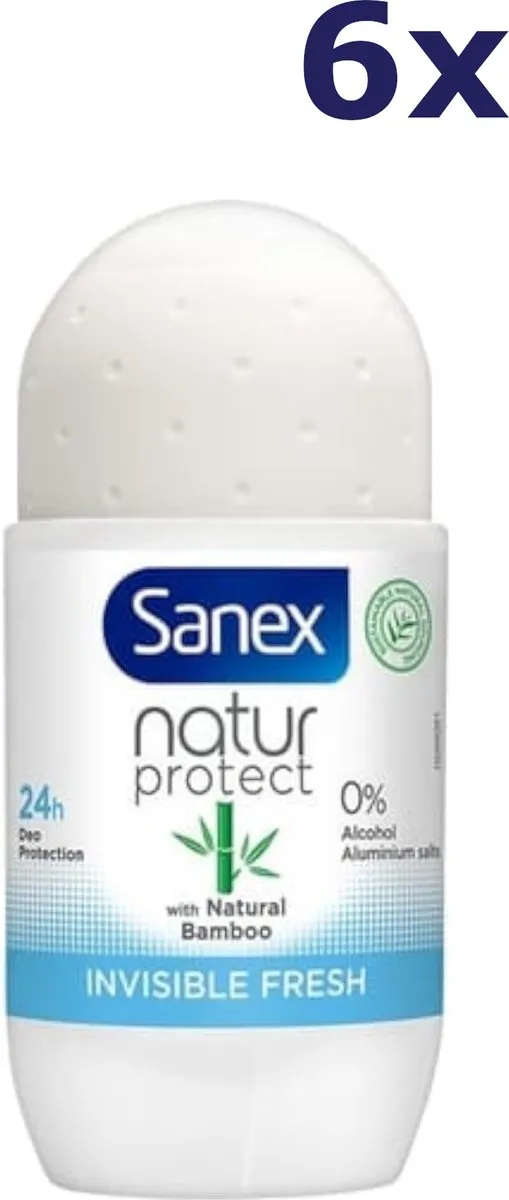 Sanex Deodorant 50ml - 6 Stuks