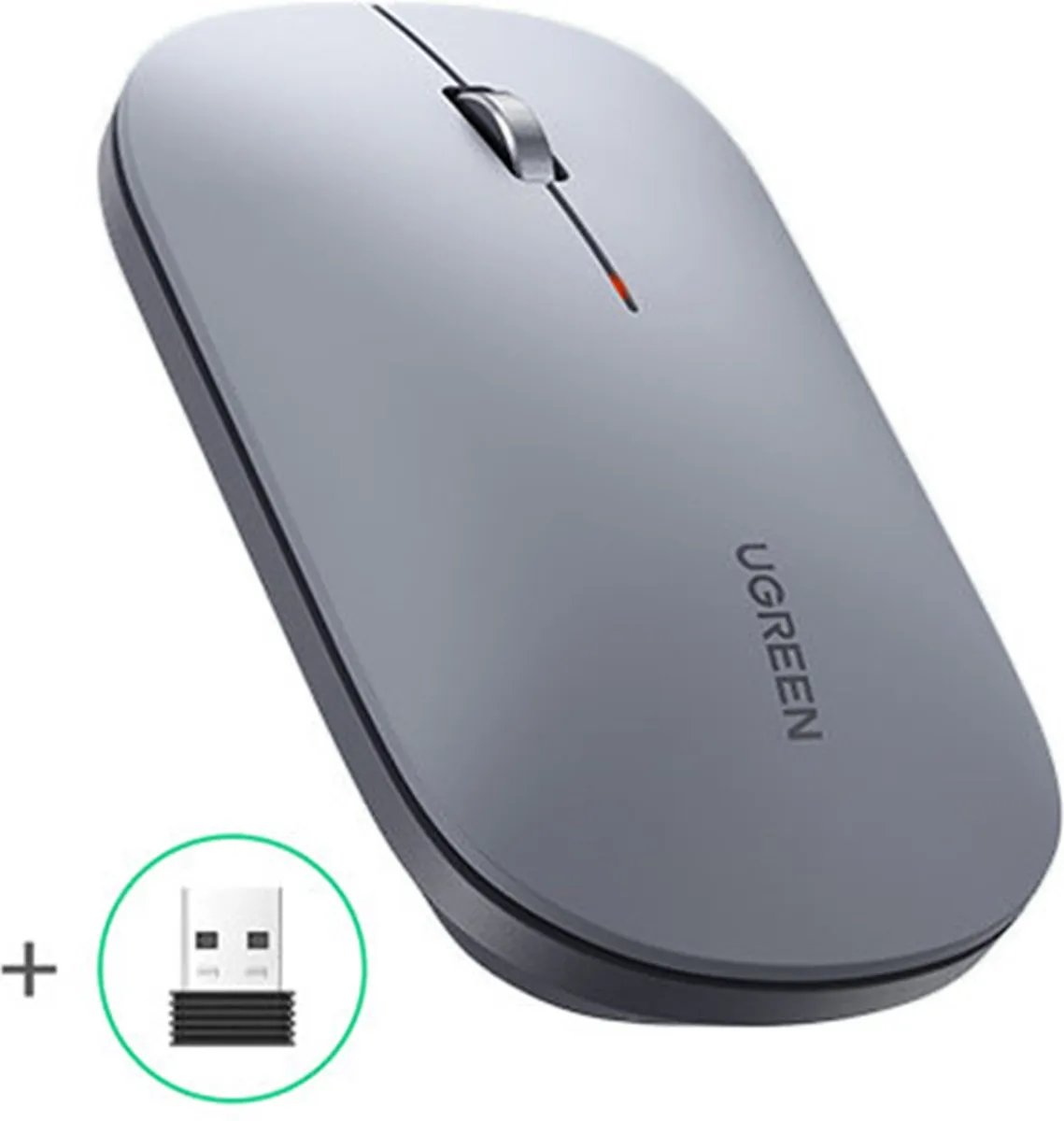 Ugreen - handige - draadloze USB-muis grijs - (MU001)