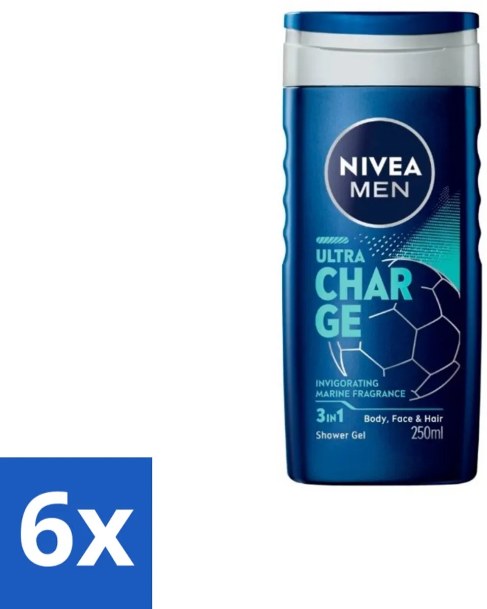 NIVEA Men Ultra Charge Douchegel 250ml