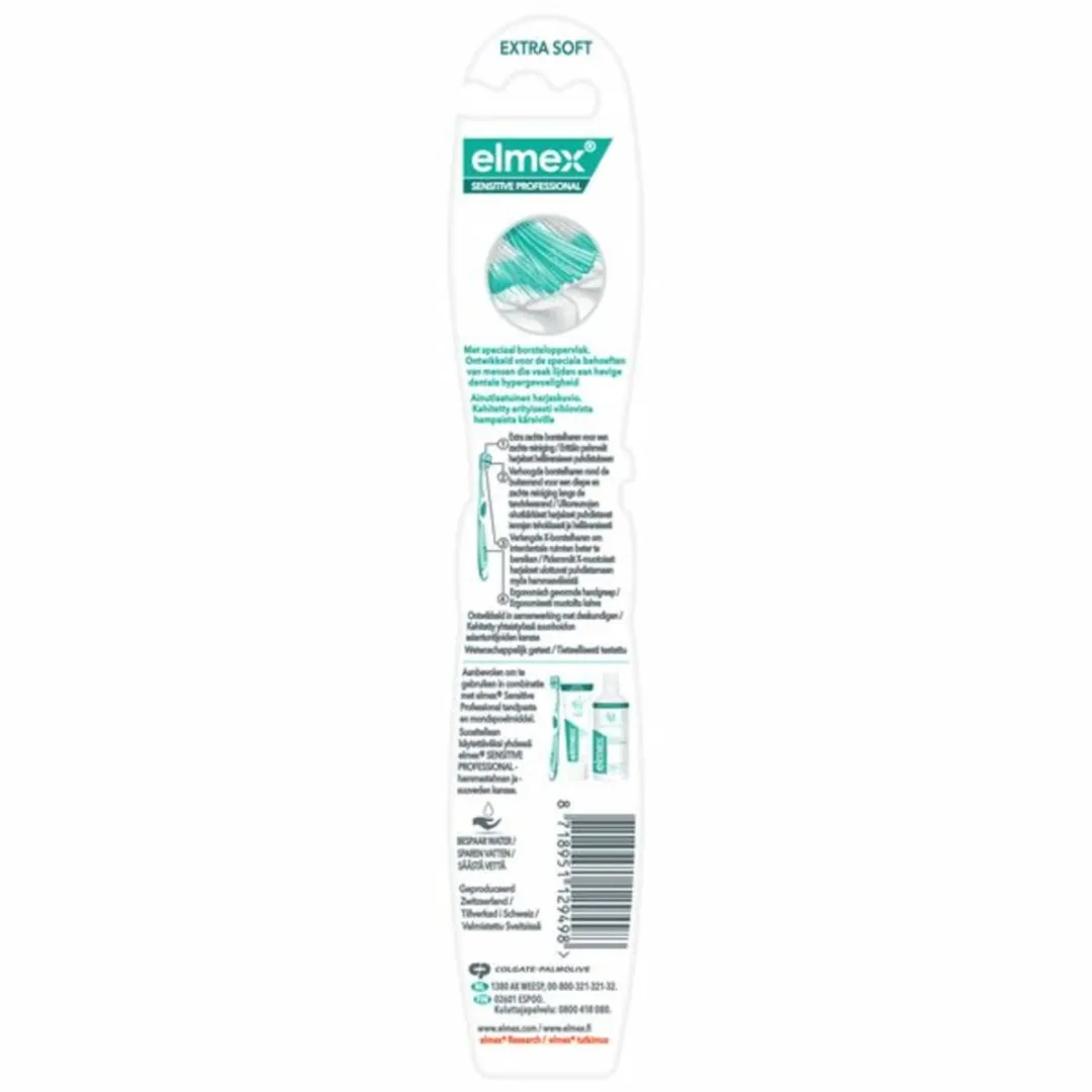Elmex Sensitive Professional Extra Zacht Tandenborstel - 2 Stuks - Multicolor