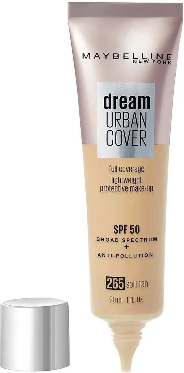 Maybelline Dream Urban Cover Foundation 265 Soft Tan - 30ml
