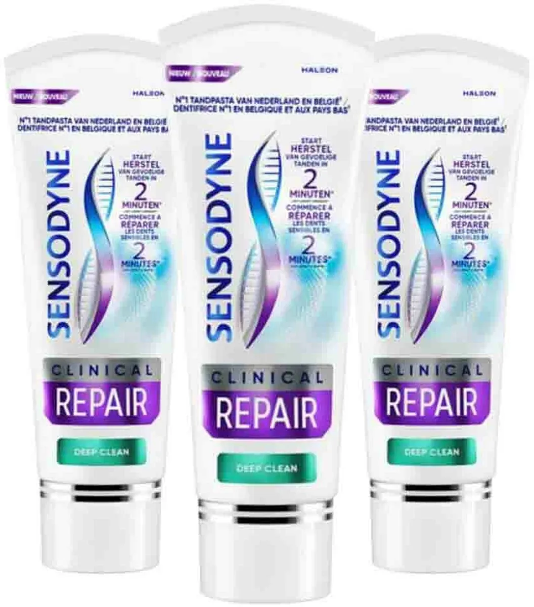 Sensodyne Clinical Repair Deep Clean Tandpasta