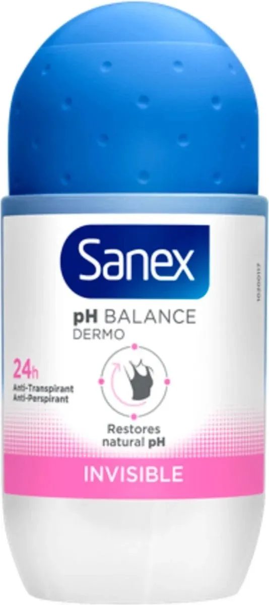 Sanex Dermo Invisible Anti-Transpirant Roller 50ml - afbeelding 6 van 6