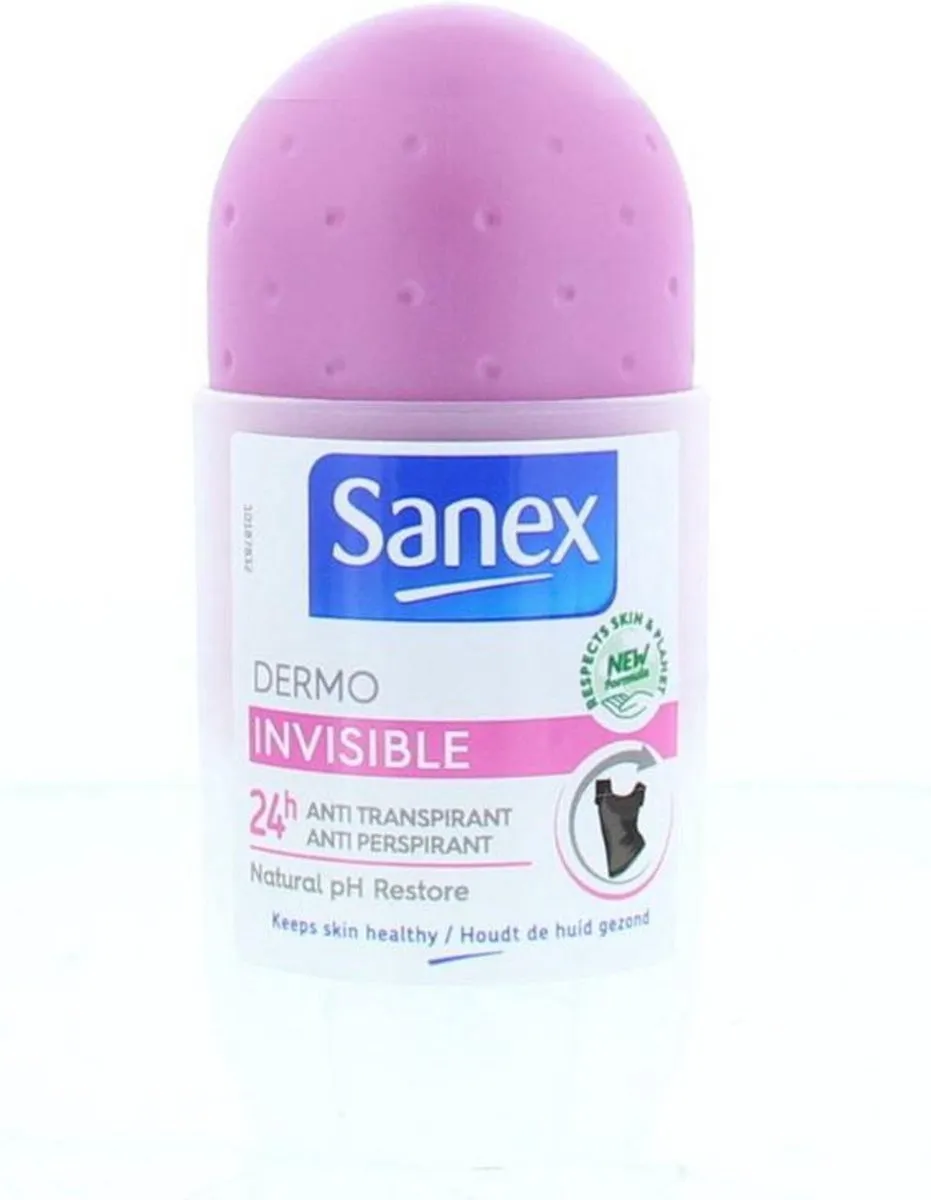 Sanex Dermo Invisible Anti-Transpirant Roller 50ml