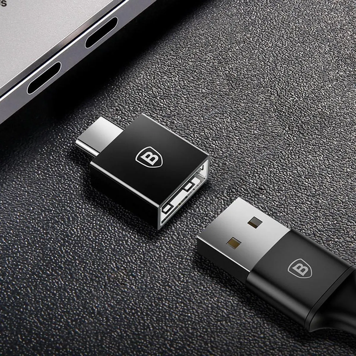 Baseus CATJQ USB-C naar USB-A Adapter