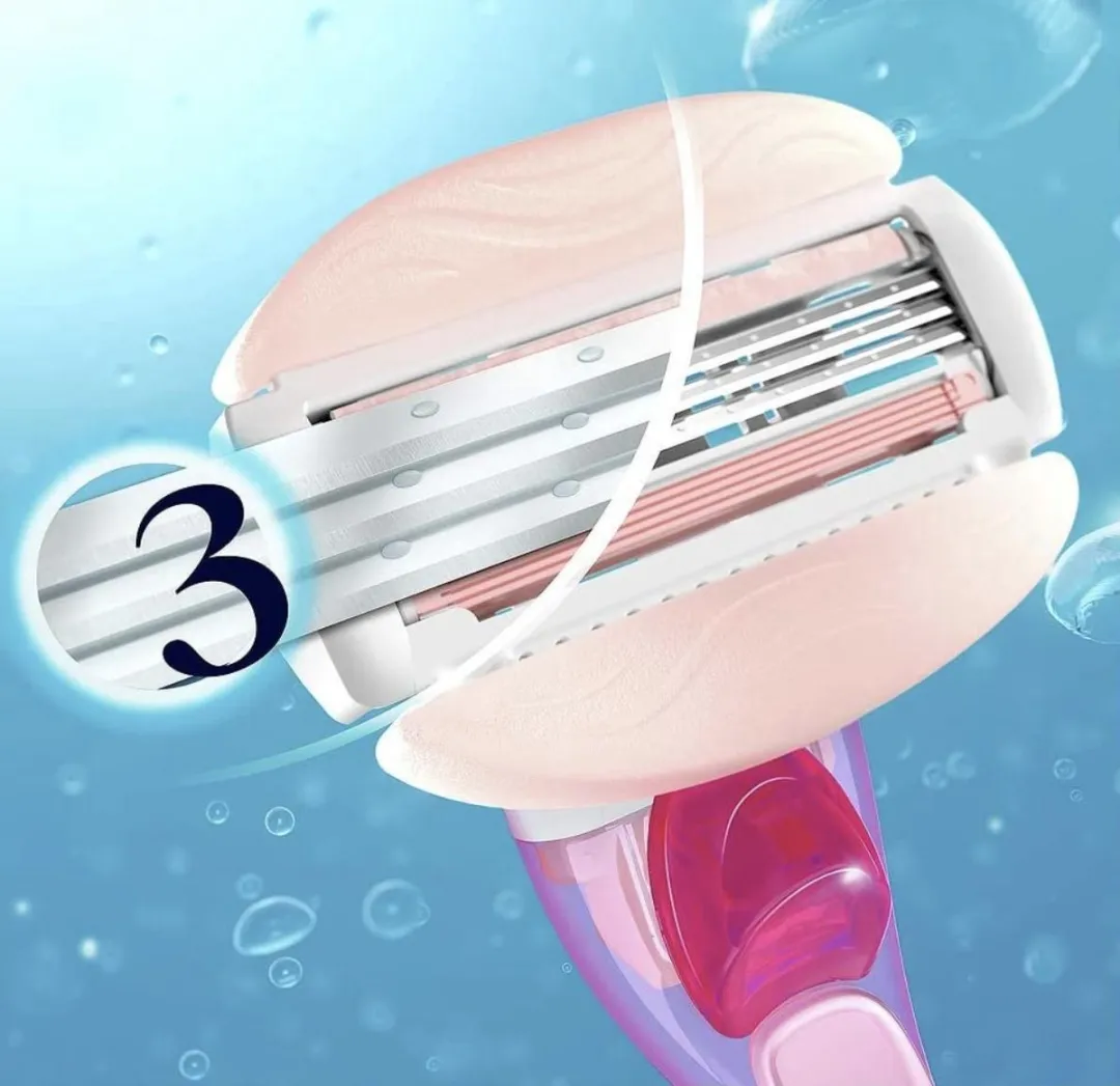 Gillette Venus Spa Breeze Scheermesjes 4 Stuks - 3 Bladen Roze