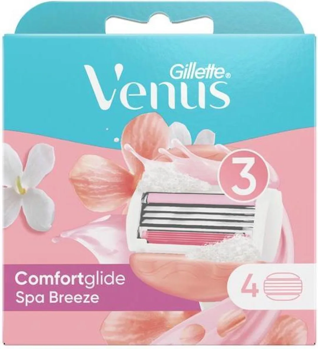 Gillette Venus Spa Breeze Scheermesjes 4 Stuks