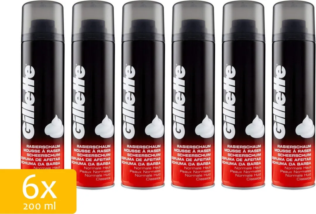 Gillette Scheerschuim Normale Huid 200ml