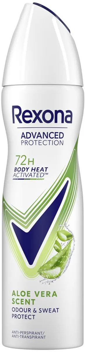 Rexona Deodorant Spray Advanced Protection Aloë Vera 150ml - 6 Stuks