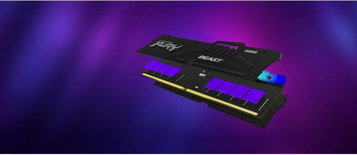 Kingston Fury Beast RGB KF560C36BBE2AK2-32 DDR5 RAM - 32GB (2x16GB) 6000MT/s