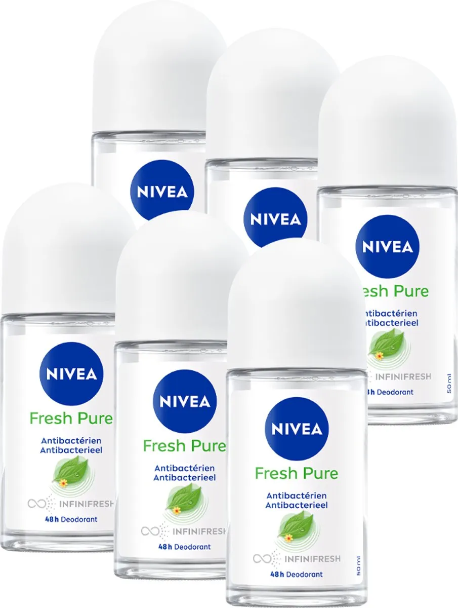 NIVEA Pure & Natural Jasmine Anti-Transpirant Roller