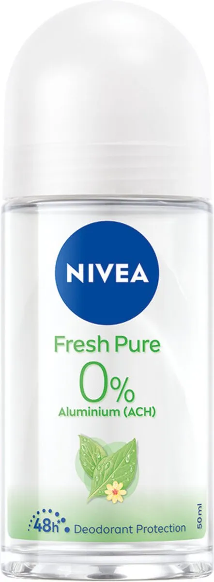 NIVEA Pure & Natural Jasmine Anti-Transpirant Roller - 6x50ml