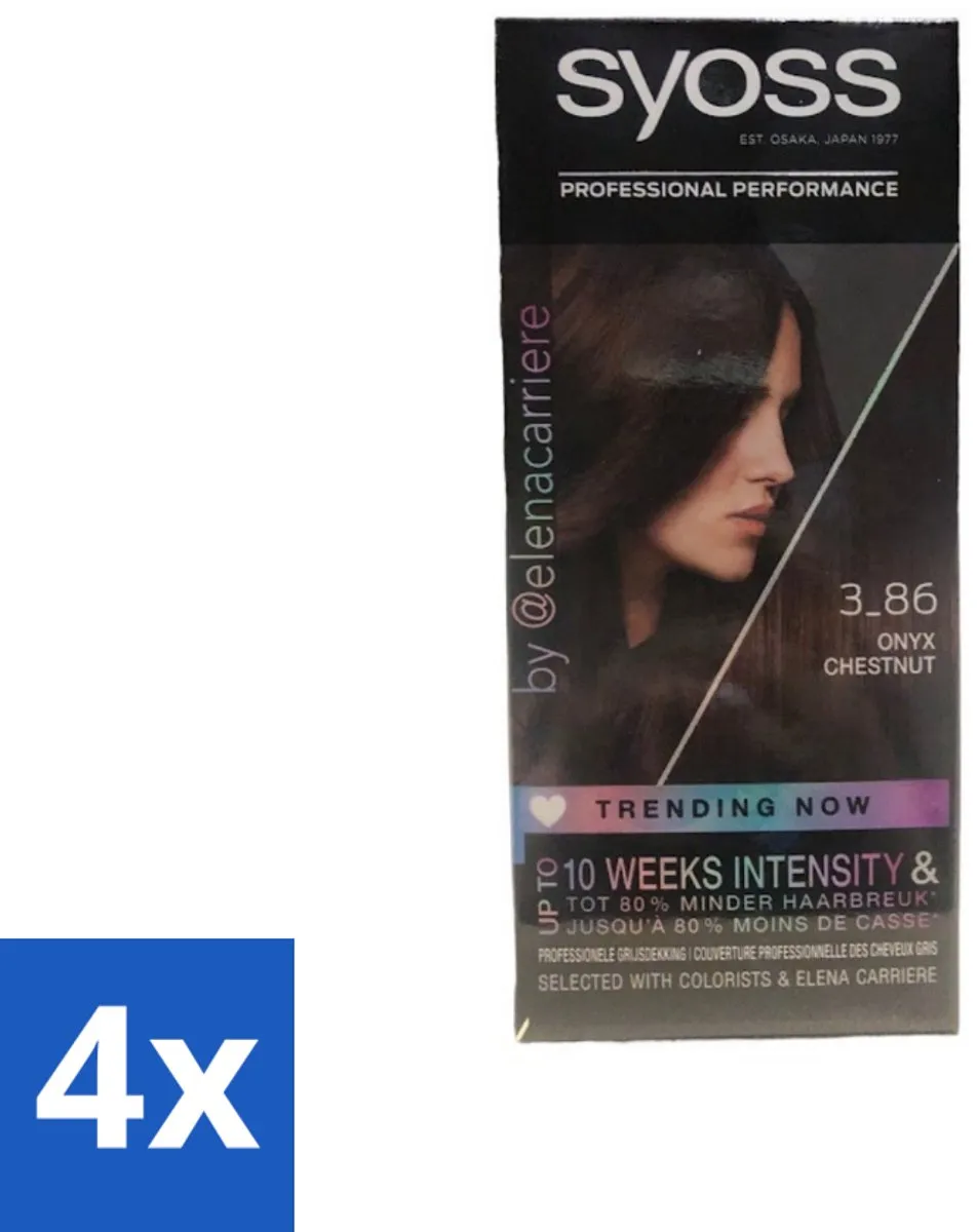 SYOSS Salonplex Haarverf Donker Goudbruin 460ml