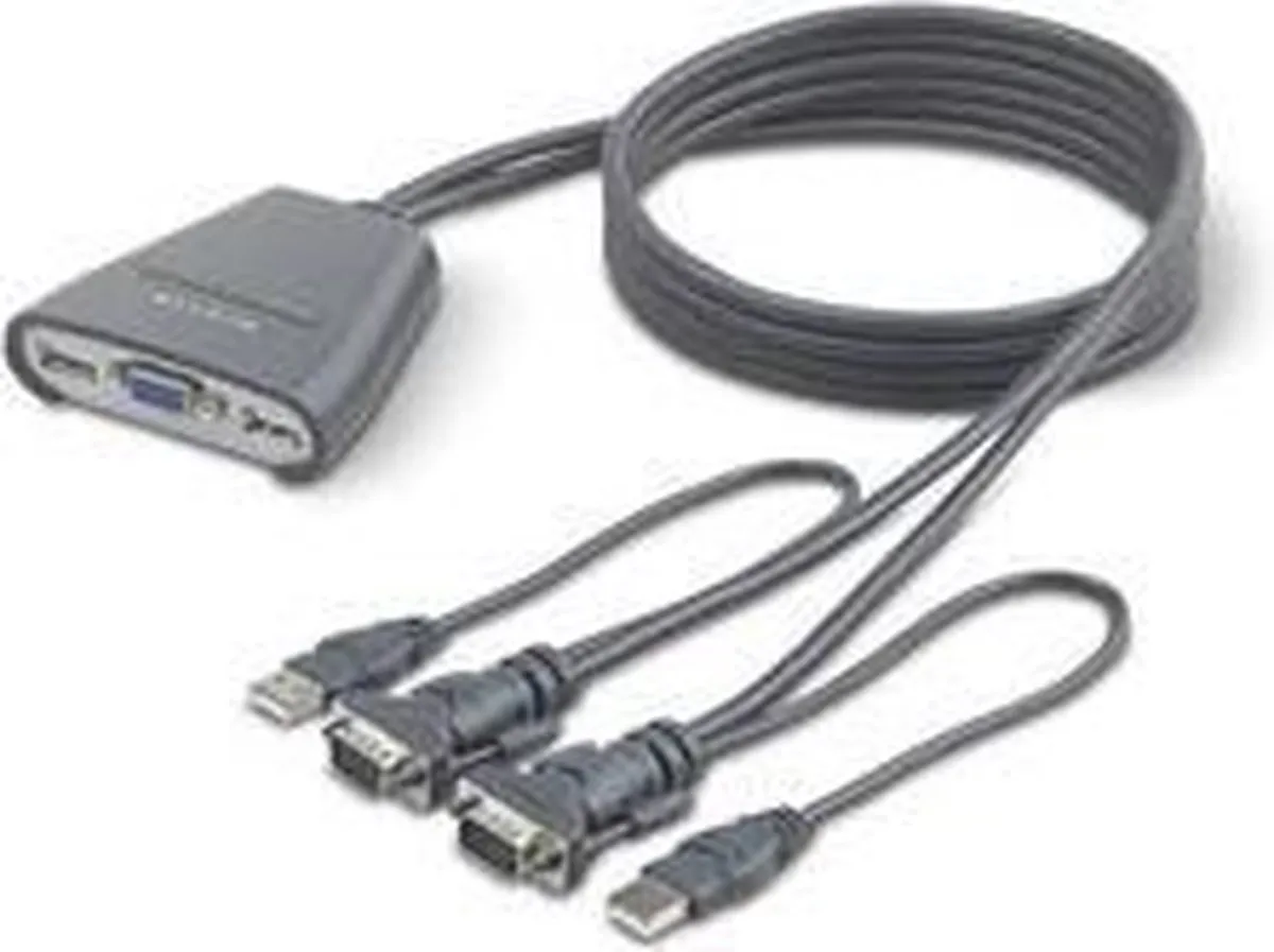 Belkin F1DK102UEA 2-Port KVM Switch
