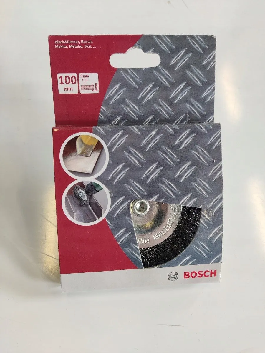 Bosch Schijfborstel Golfdraad 100mm