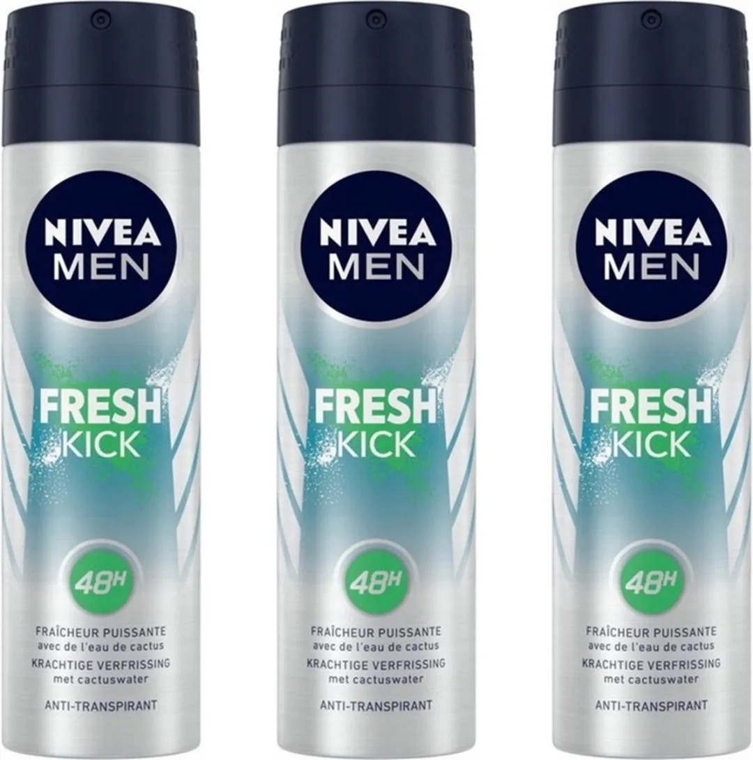 NIVEA MEN Fresh Kick Anti-Transpirant Spray 450ml